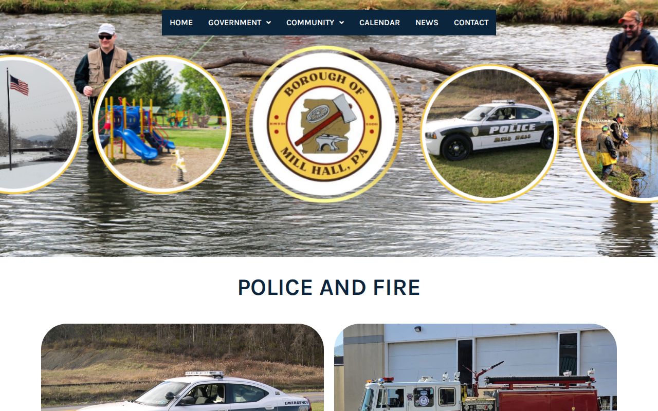 Mill Hall official police record information page